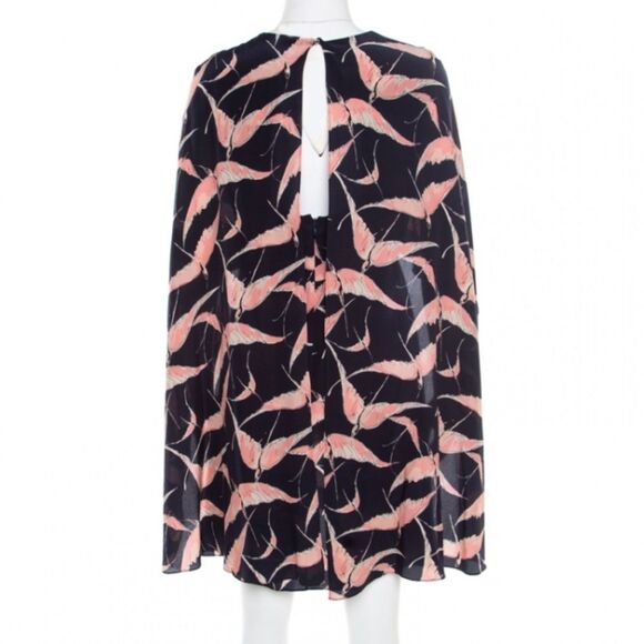 NWOT Valentino bird print cape dress - Picture 9 of 10